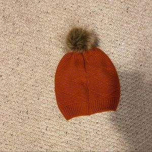 Winter hat - burnt orange